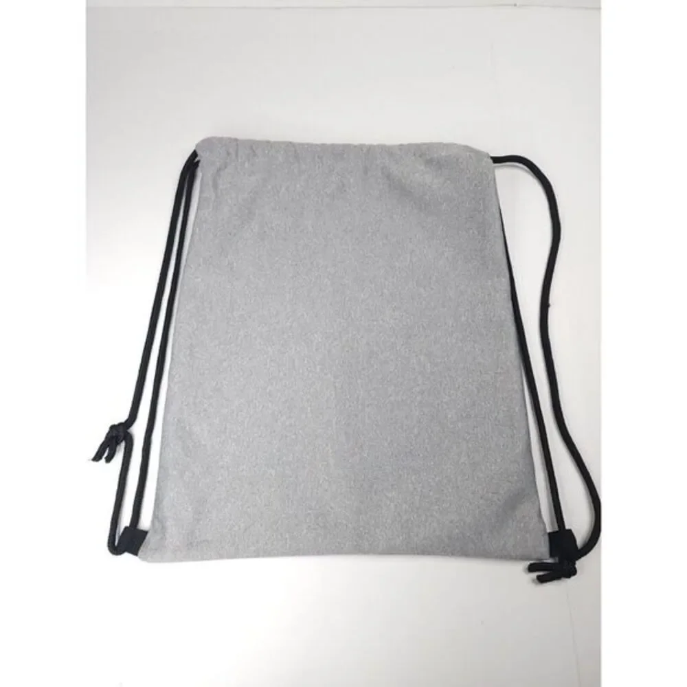 Gold Bond Gray Cinch Sackpack Drawstring Backpack Sack Pack Gym‎ Bag